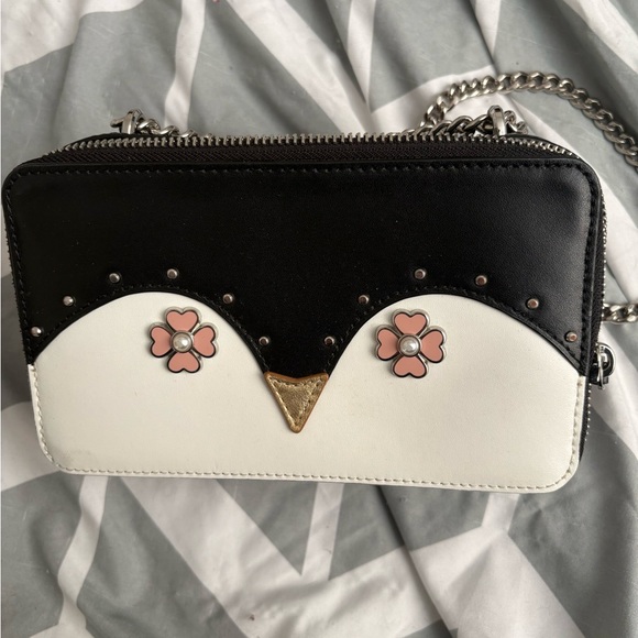 kate spade Handbags - Kate Spade Black and White Penguin Crossbody Bag